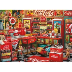 Puzzle 1000 pièces Coca Cola nostalgie - Schmidt