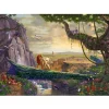Puzzle 6000 pièces Disney : Thomas Kinkade : Le Roi Lion, Retour au rocher de la fierté - Schmidt