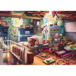 Puzzle 500+1 pièces en bois : Les trésors du grenier - Trefl