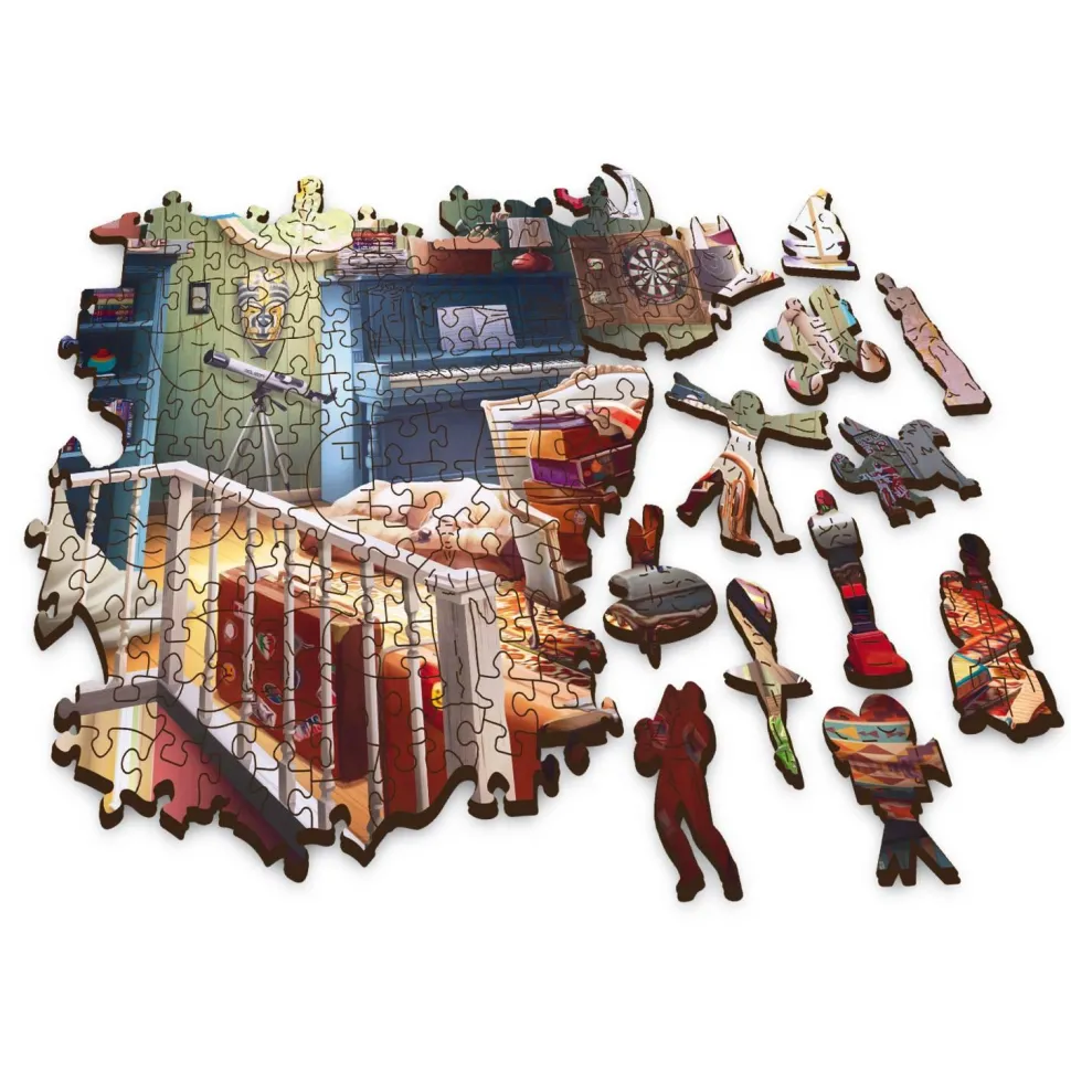 Puzzle 500+1 pièces en bois : Les trésors du grenier - Trefl
