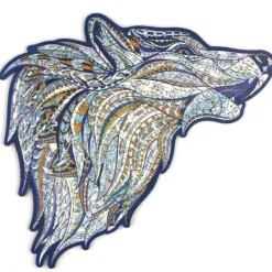 Puzzle 148 pièces en bois : Loup - Woodbests