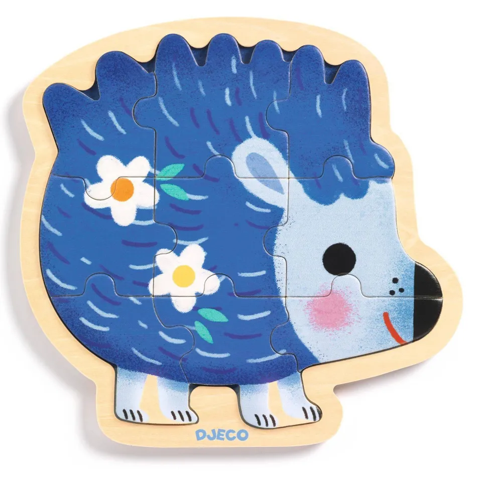 puzzle 9 pièces en bois : Puzzlo Kipic - Djeco