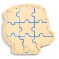 puzzle 9 pièces en bois : Puzzlo Kipic - Djeco