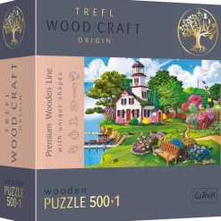 Puzzle 500+1 pièces en bois : Summer Haven - Trefl