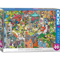 Puzzle 500 pièces Larges : Qu'est-ce qui pourrait arriver ? Par Martin Berry - Eurographics