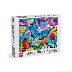 Puzzle 1000 pièces LEGO : Papillons et Fleurs - Galison