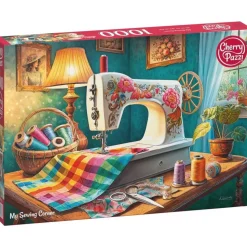 Puzzle 1000 pièces : Mon coin couture - CherryPazzi