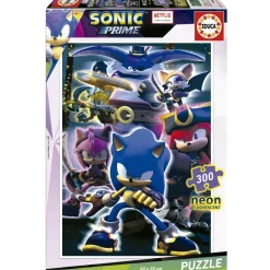 Puzzle 300 pièces Néon : Sonic - Educa