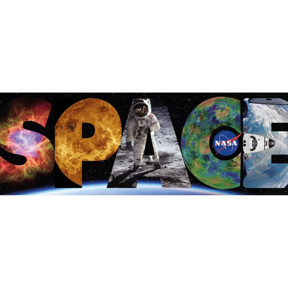 Puzzle 1000 pièces panorama : NASA - Clementoni