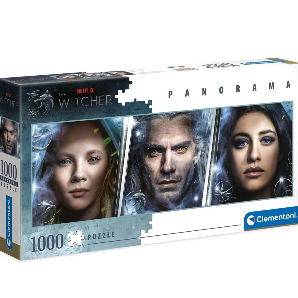 Puzzle 1000 pièces Panorama : The Witcher - Clementoni