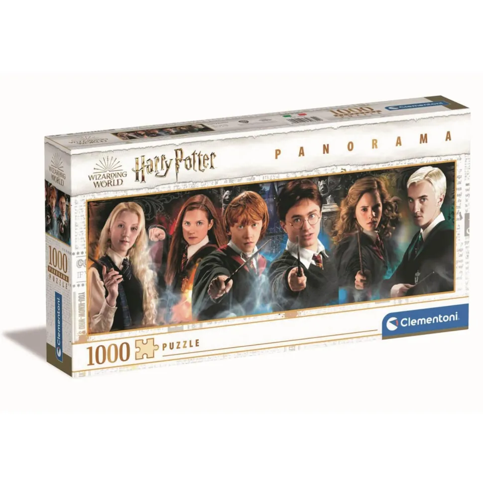 Puzzle 1000 pièces panoramique : Harry Potter - Clementoni