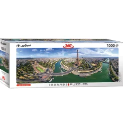 Puzzle 1000 pièces panoramique : Paris, France - Eurographics