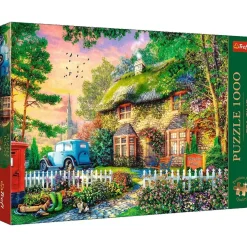 Puzzle 1000 pièces Premium Plus : Cottage Stoney Lane - Trefl