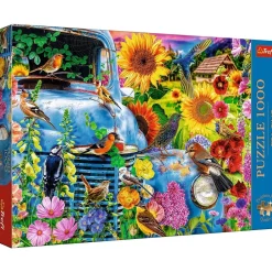 Puzzle 1000 pièces Premium Plus : Vie à la campagne, oiseaux chanteurs - Trefl