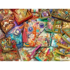 Puzzle 1000 pièces Premium Plus : Le bureau du journaliste - Trefl