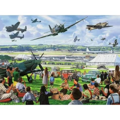 Puzzle 1000 pièces Premium Plus : Spectacle aérien - Trefl