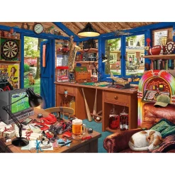 Puzzle 1000 pièces :Puzzle secret : L'atelier de papa - Schmidt