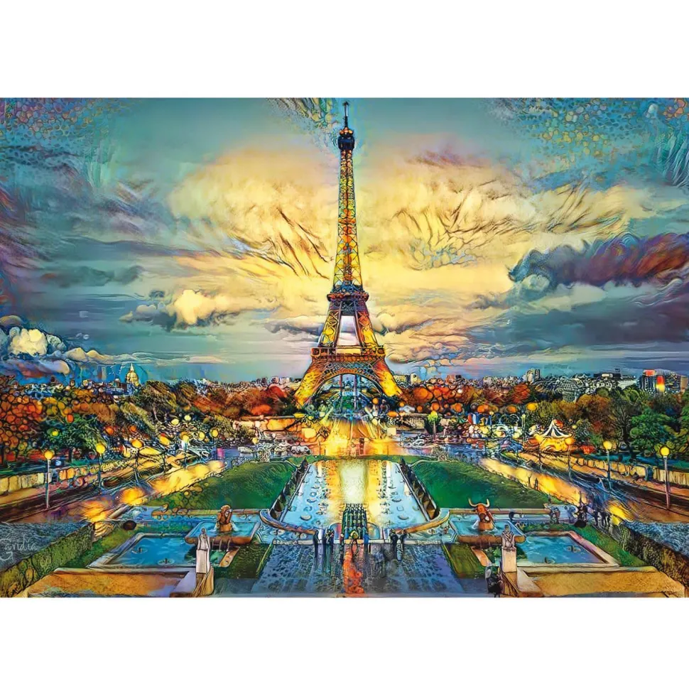Puzzle 500 pièces :Tour Eiffel - Educa