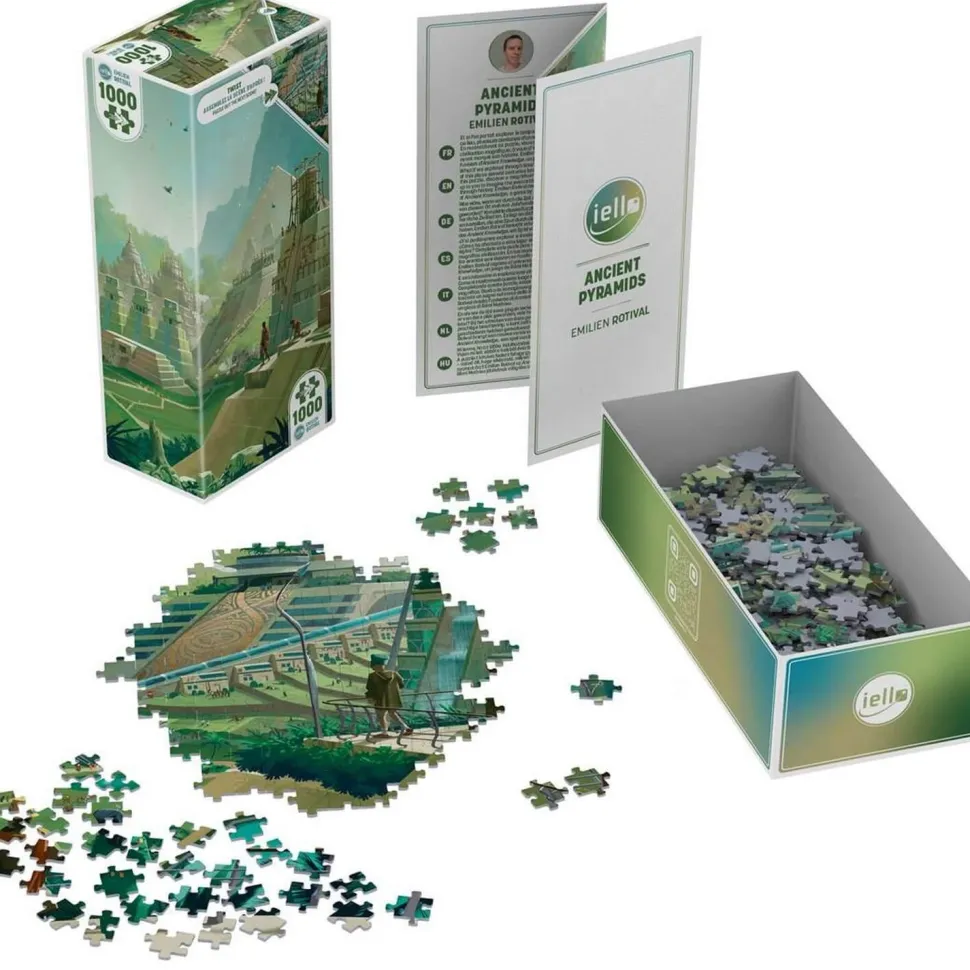 Puzzle 1000 pièces TWIST : Pyramide Antique - Iello