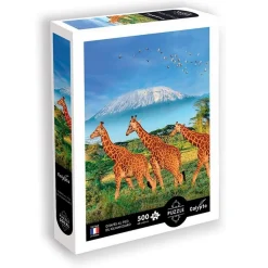 Puzzle 500 pièces XL : Girafes au pied du Kilimandjaro - Sentosphère