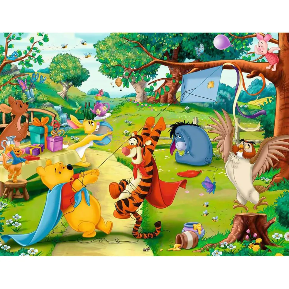 Puzzle 100 pièces XXL : Disney Winnie l'Ourson : Le sauvetage - Ravensburger