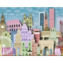 Puzzle 300 pièces XXL : Europe colorée - Ravensburger