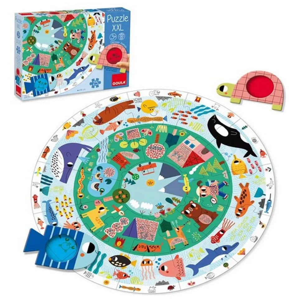Puzzle 25 pièces XXL : Animaux - Goula