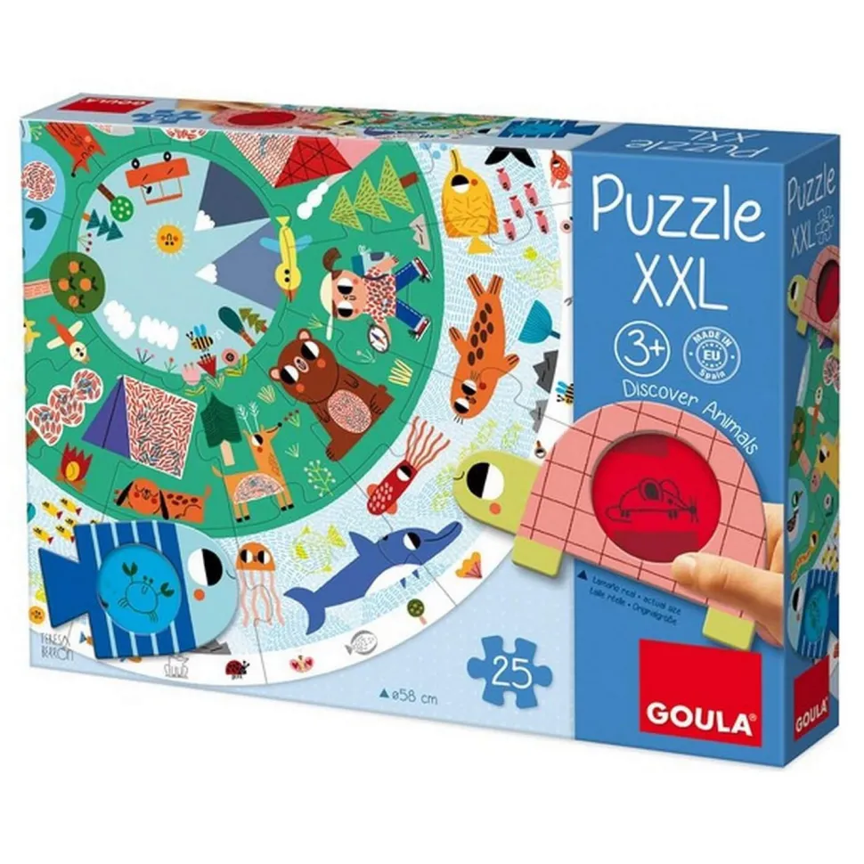 Puzzle 25 pièces XXL : Animaux - Goula