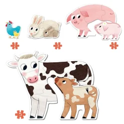 Puzzle 14 pièces XXL : Animaux - Goula