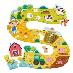 Puzzle 18 pièces XXL : Bébé ferme - Goula