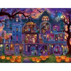 Puzzle 100 pièces XXL : La maison des monstres - Ravensburger