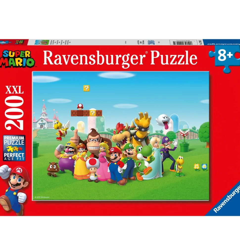 Puzzle 200 pièces XXL - Les aventures de Super Mario - Ravensburger