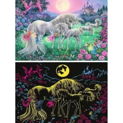 Puzzle 100 pièces XXL - Licornes au clair de lune (Collection Starline) - Ravensburger