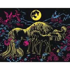 Puzzle 100 pièces XXL - Licornes au clair de lune (Collection Starline) - Ravensburger