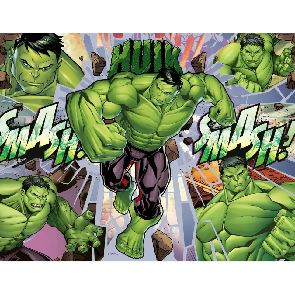 Puzzle 100 pièces XXL : L'incroyable Avenger Hulk - Ravensburger