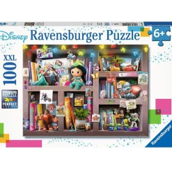 Puzzle 100 pièces XXL : L'étagère du collectionneur Disney - Ravensburger