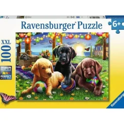 Puzzle 100 pièces XXL - Pique-nique des chiens - Ravensburger