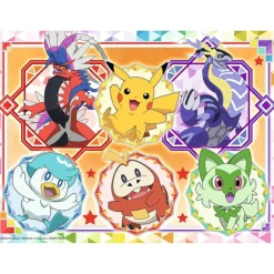 Puzzle 100 pièces XXL : Pokémon Écarlate et Violet - Ravensburger