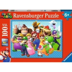 Puzzle 100 pièces XXL : Super Mario : Let's-a-go ! - Ravensburger