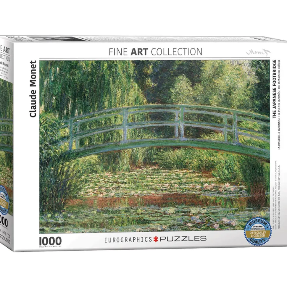 Puzzle 1000 pieces : La passerelle japonaise, Claude Monet - Eurographics