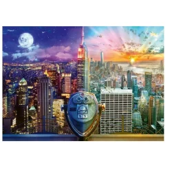 PUZZLE 1000 PIECES : NEW-YORK - NUIT ET JOUR - Schmidt