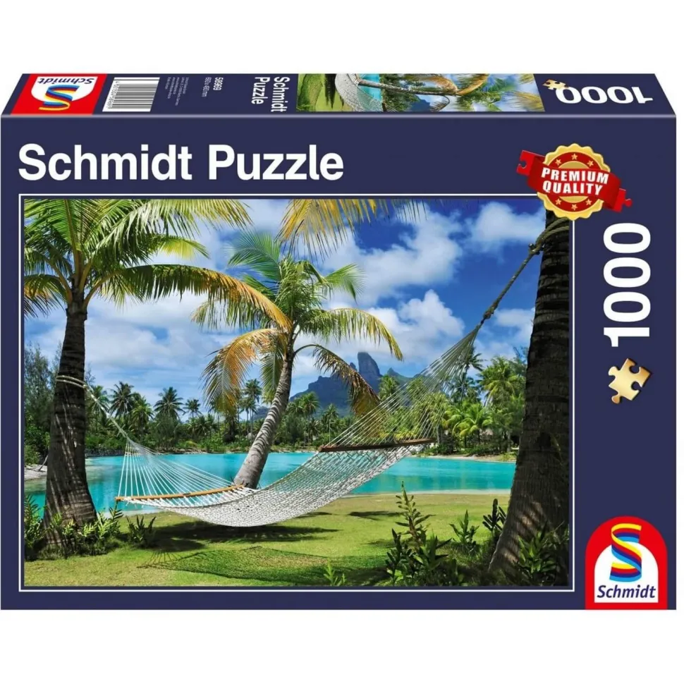 PUZZLE 1000 PIECES : TEMPS LIBRE - Schmidt