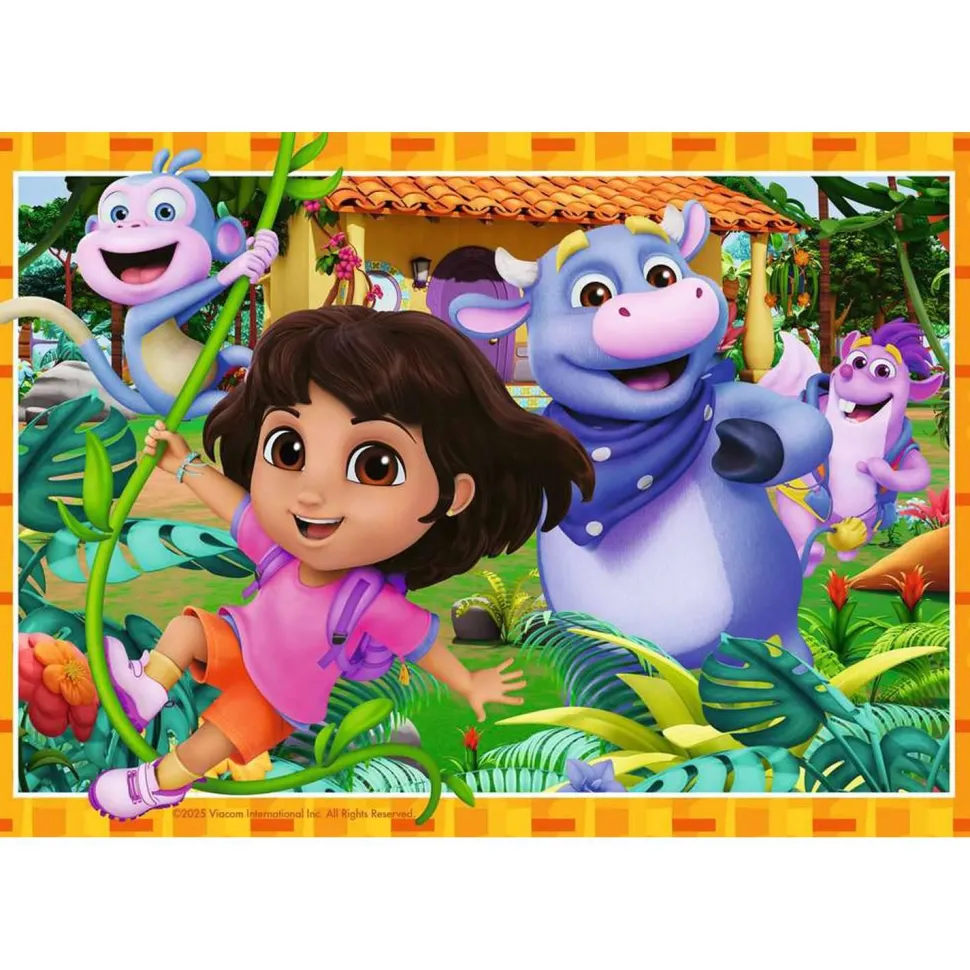 Puzzle 2 x 12 pièces : Dora - Nous pouvons y arriver ! - Ravensburger