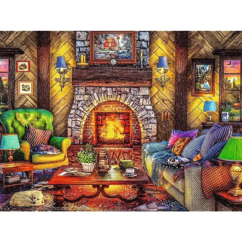 Puzzle 2 x 500 pièces : Excursion en montagne - Trefl