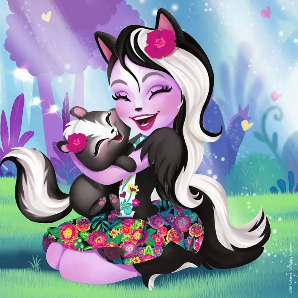 Puzzle 3 x 49 pièces : le monde merveilleux des enchantimals - Ravensburger