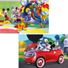 Puzzle 2 x 12 pièces : Mickey, Minnie et leurs amis - Ravensburger
