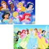 Puzzle 2 x 24 pièces : Princesses Disney : Les princesses réunies - Ravensburger