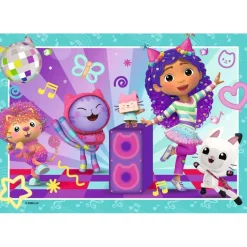 Puzzle 2 x 24 pièces : Prêt à faire la fête ! - Gabby's Dollhou - Ravensburger