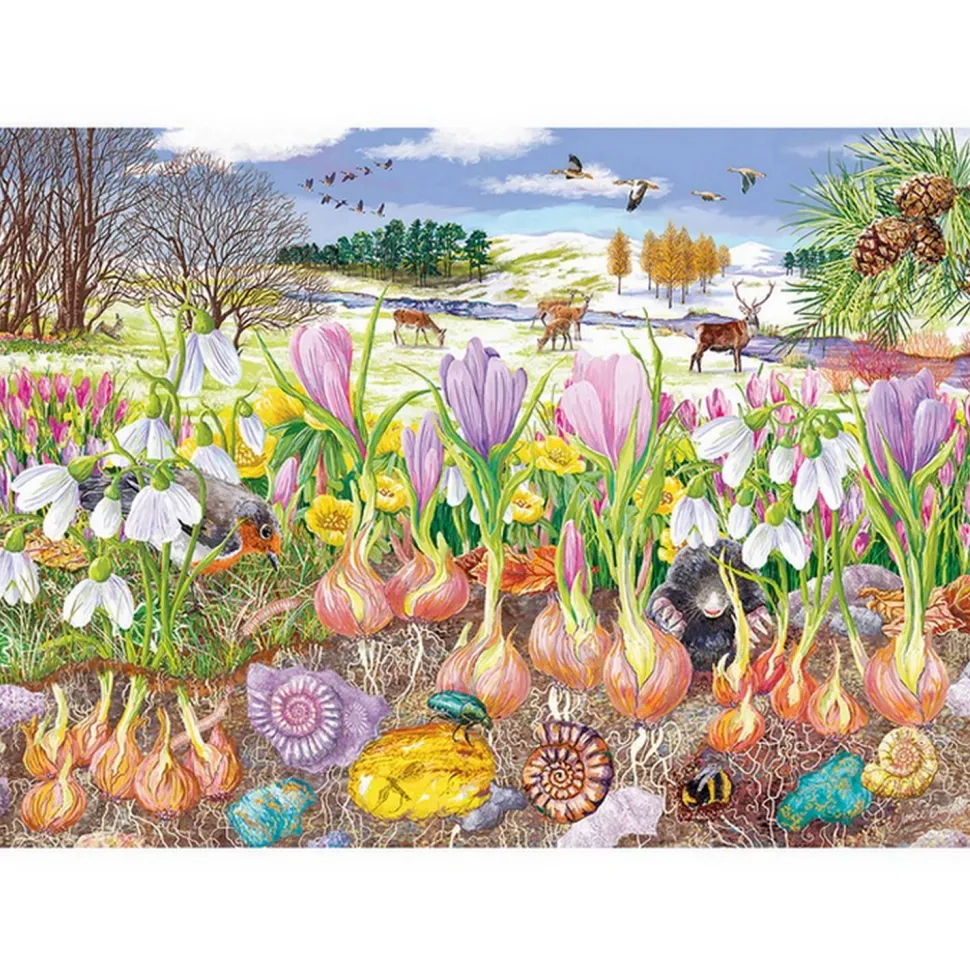 Puzzle 4 x 500 pièces : Racines & Pousses - Gibsons