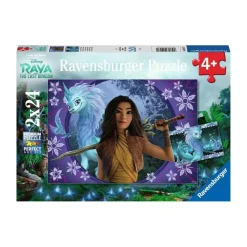 Puzzle 2 x 24 pièces : Sisu le dernier dragon - Ravensburger